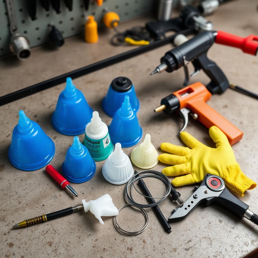 Auto glass installation tools